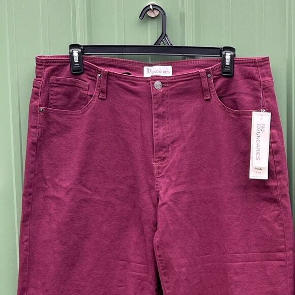 Women’s Denim Baggy Wide Leg Jeans Pants 2-Pack Size XL 16-18 - Picture 2 of 12